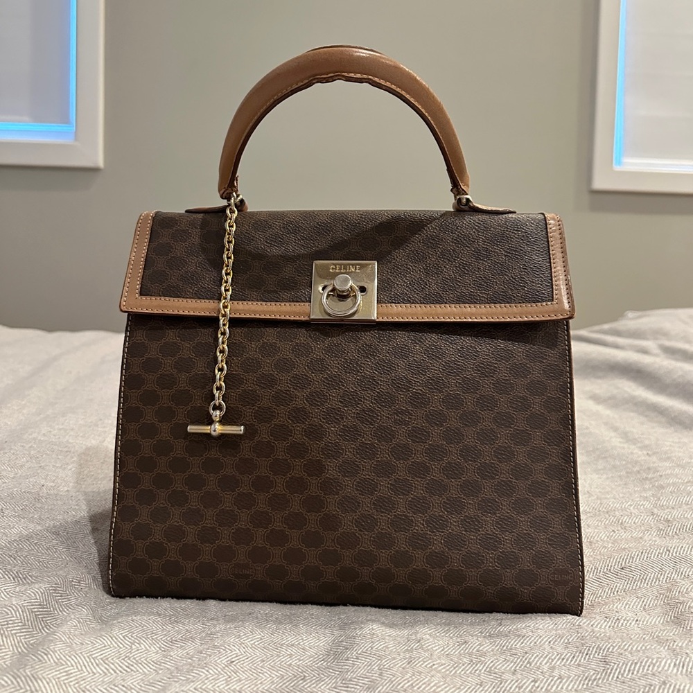 Celine Macadam Triomphe Handbag